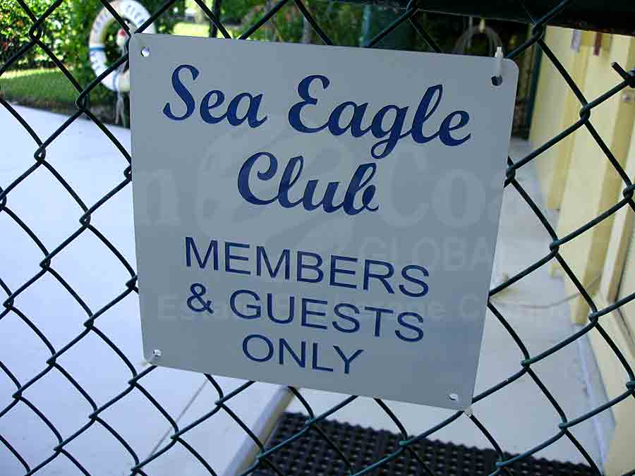 Sea Eagle Club Signage